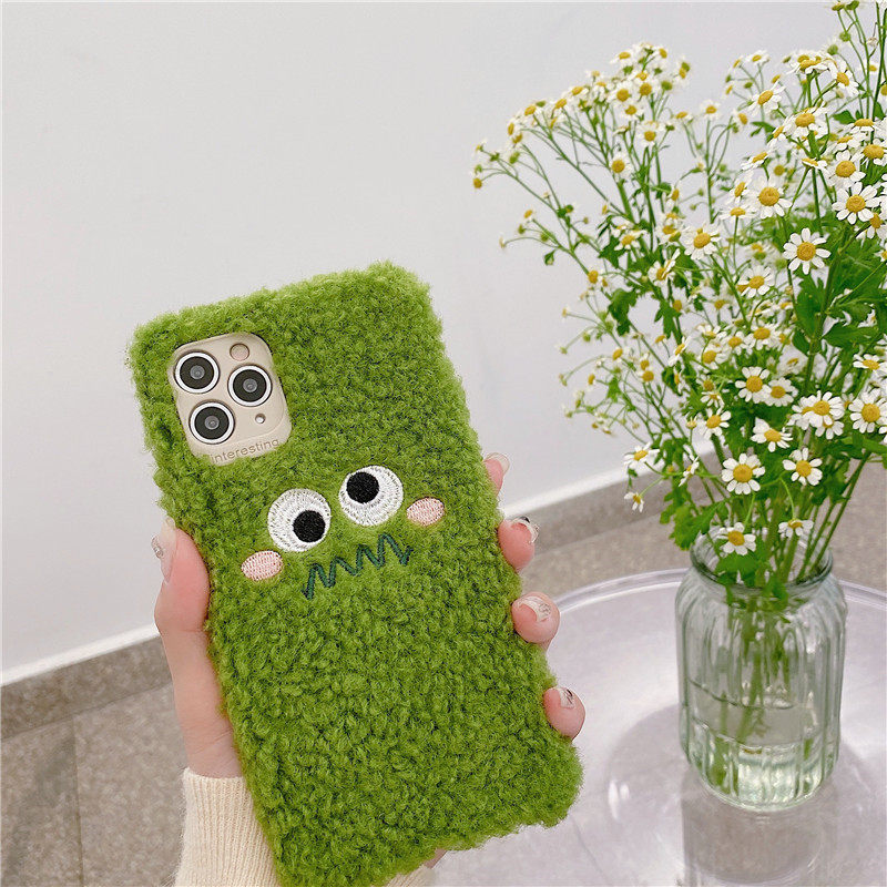 Green Monster Teddy iPhone Case