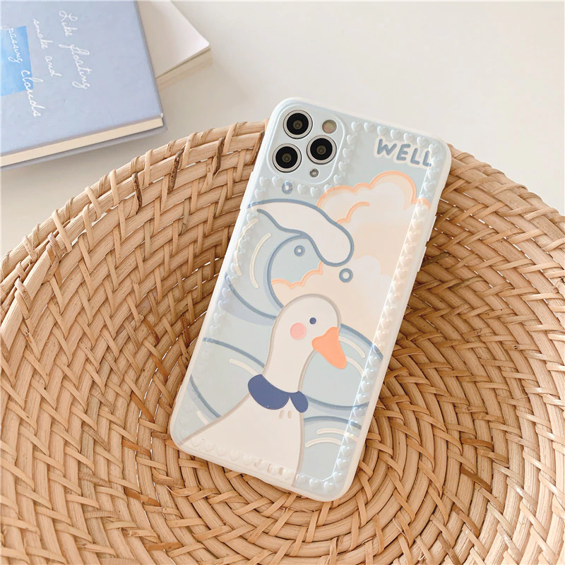 Seaside Holiday Duck iPhone Case