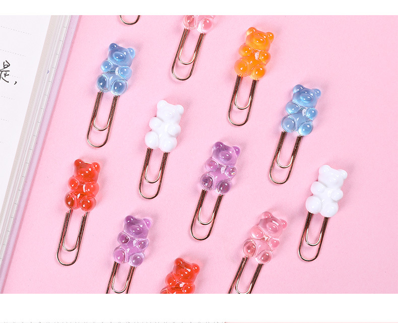 Gummy Bear Paperclips (10 pcs) Ice Cream Cake