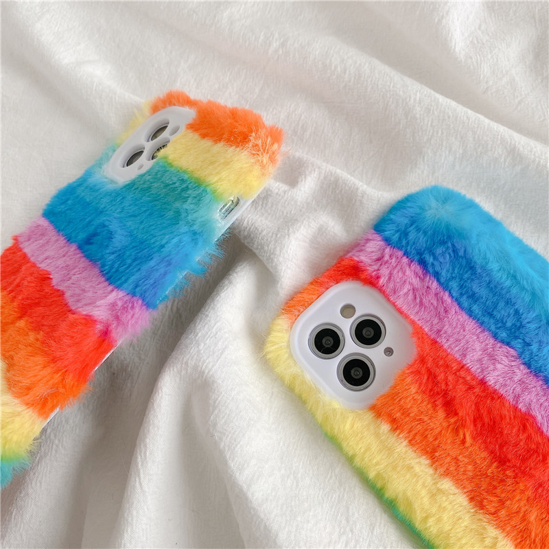 Rainbow Plush iPhone Case (2 Designs)