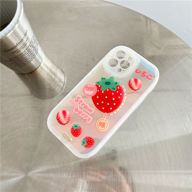 Japanese Strawberry Juice iPhone Case
