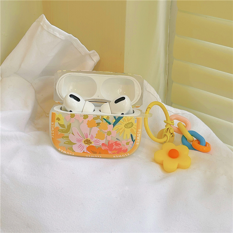 Yellow Flower Airpod Case Cover