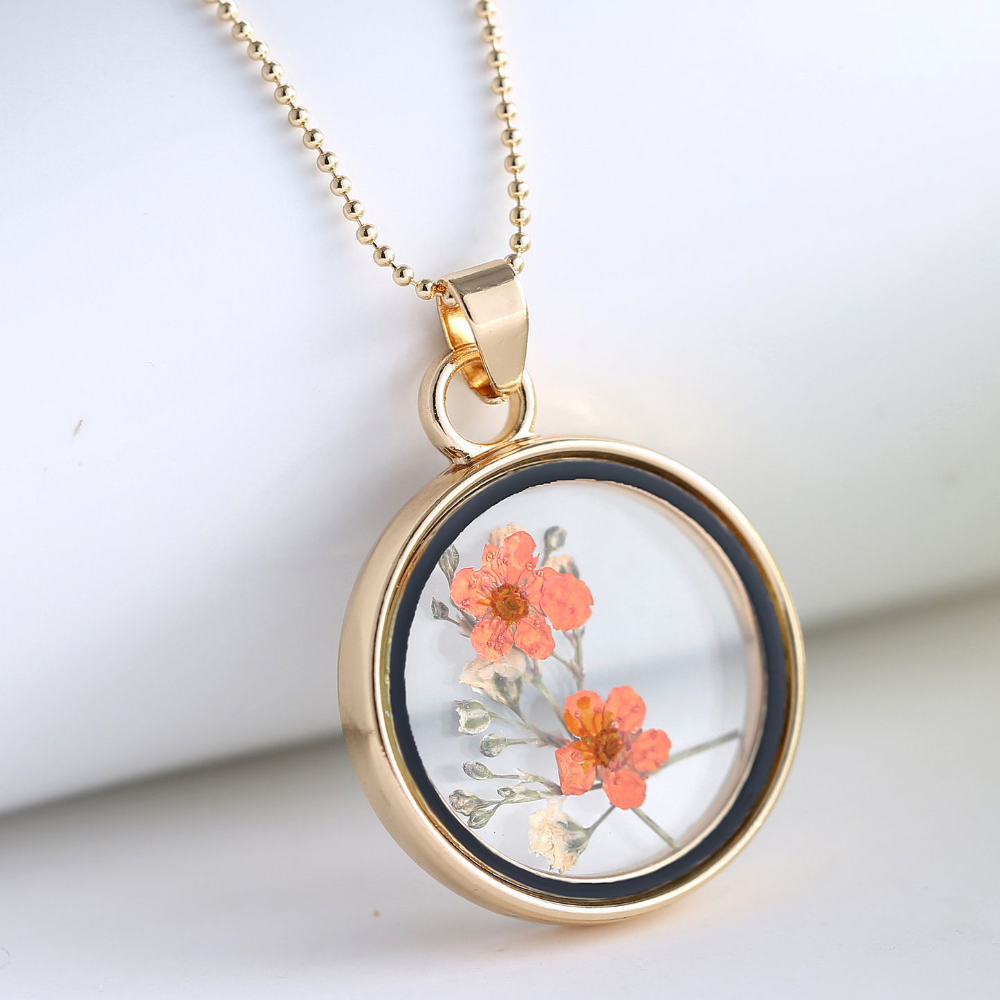 Dried Flower Necklace (10 Designs)