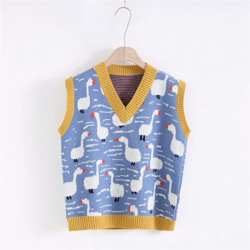 Goose Gathering Sweater Vest – Ice Cream Cake