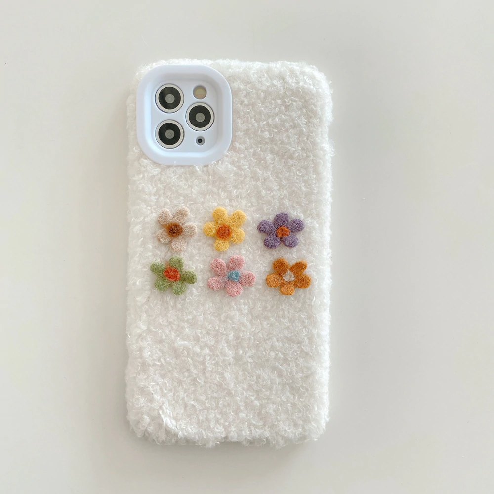 Fuzzy Flower iPhone Case