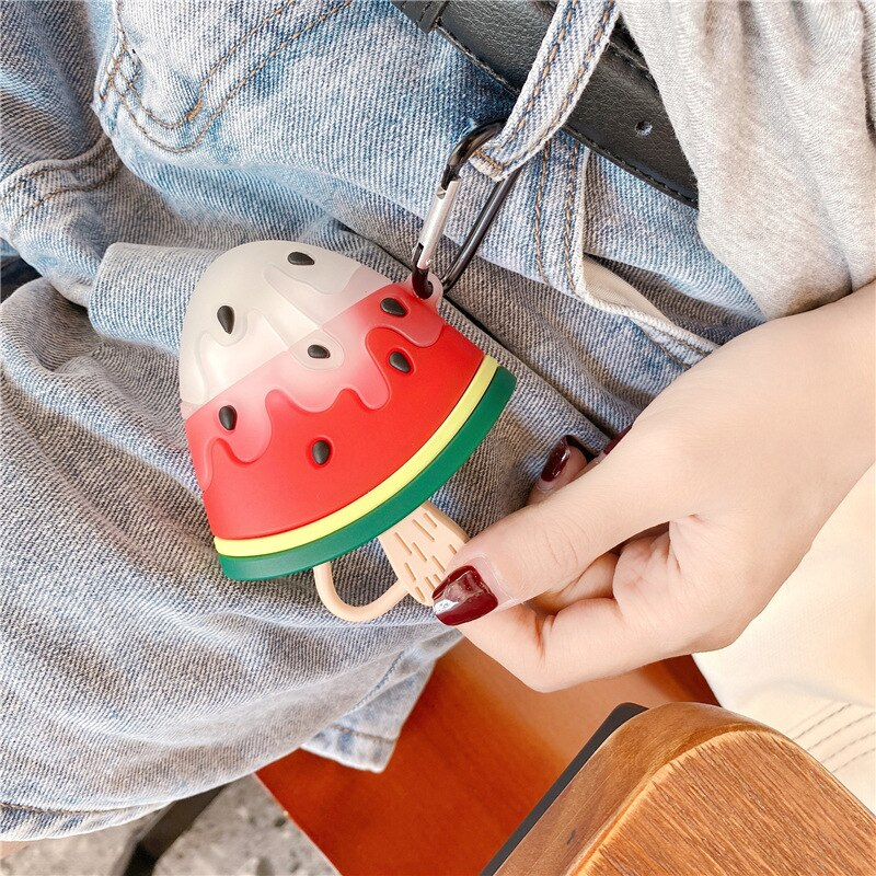 Watermelon Ice Cream Airpod Case Cover
