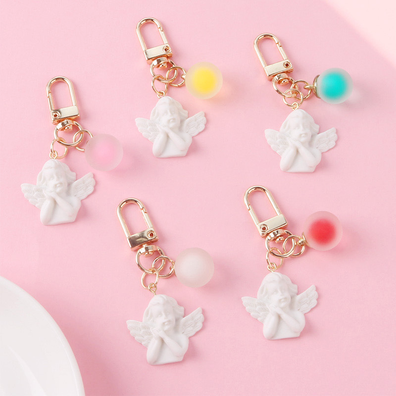 Cherub Pearl Keychain (5 Colours)