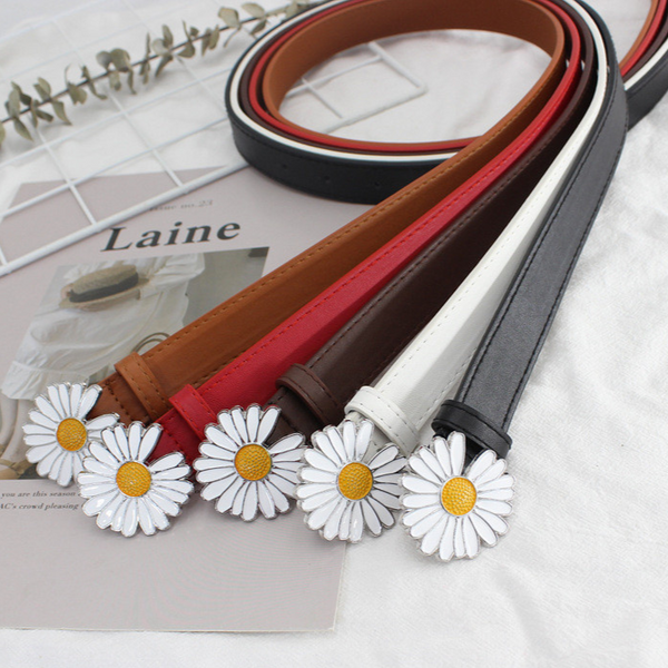 Daisy Buckle Belt (5 Colours)