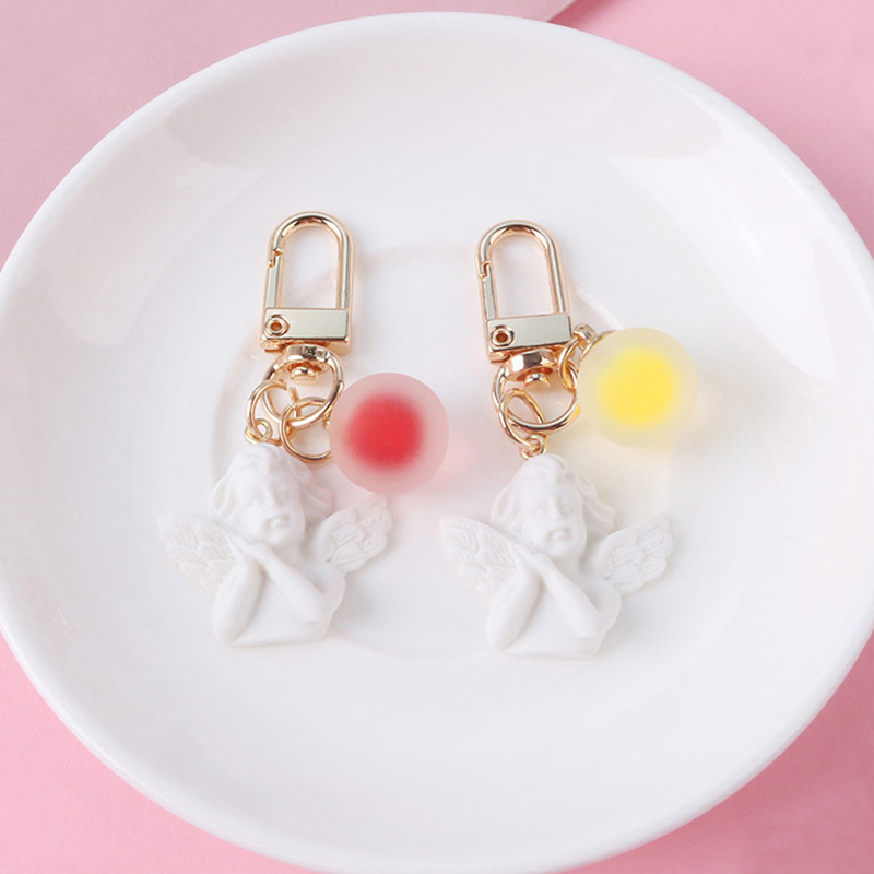 Cherub Pearl Keychain (5 Colours)