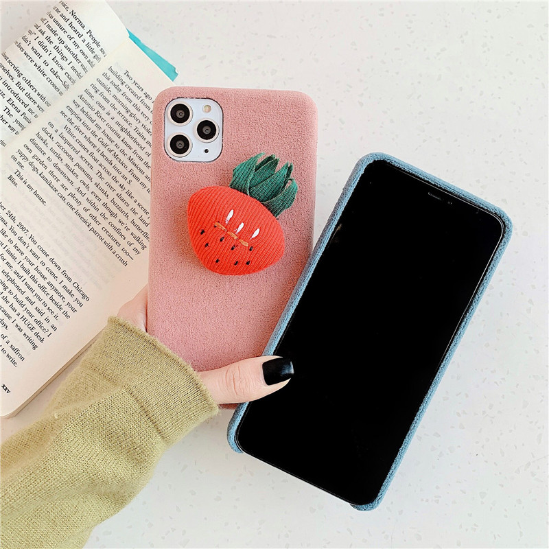 Podgy Fruit and Veg Pals Soft iPhone Case (2 Colours)