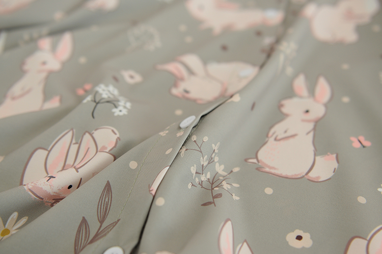 Bunny Print Blouse (2 Colours)