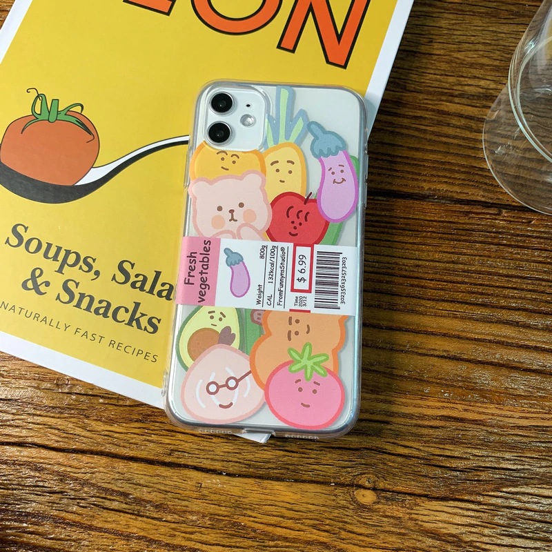 Happy Vegetables iPhone Case