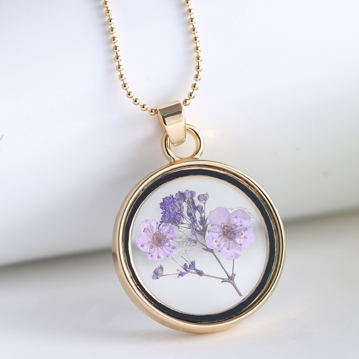 Dried Flower Necklace (10 Designs)