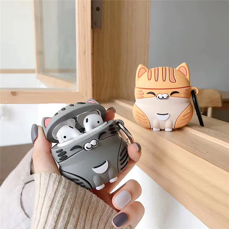 Happy Cat Airpod Case Cover (2 Colours)