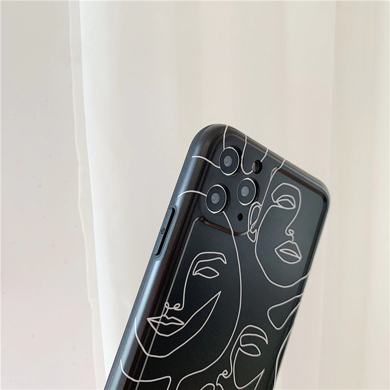 Faces Pattern iPhone Case
