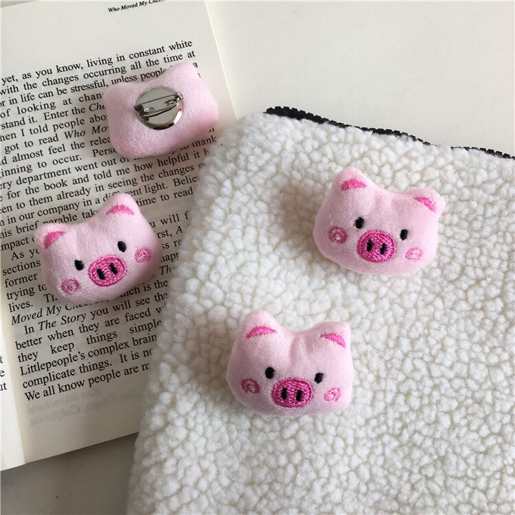 Soft Pig Face Pin