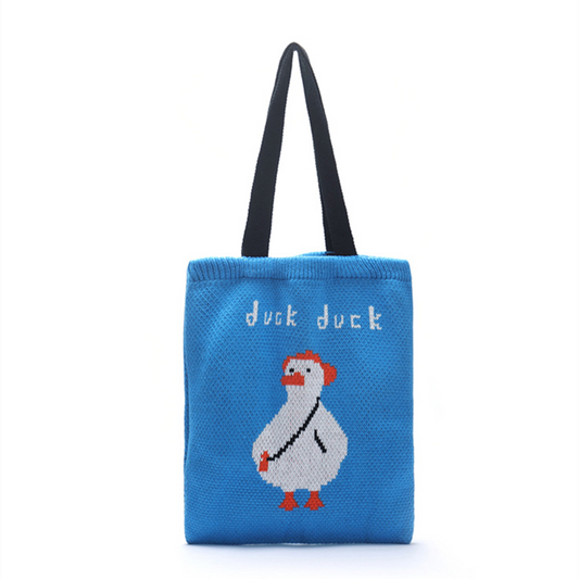 Knitted Duck Tote