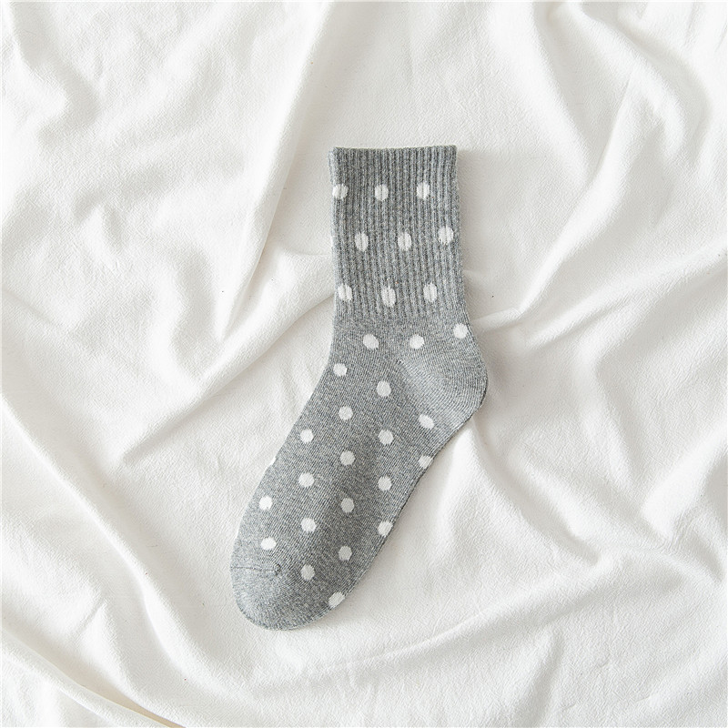 Colourful Polka Dot Socks (10 Colours) - Ice Cream Cake