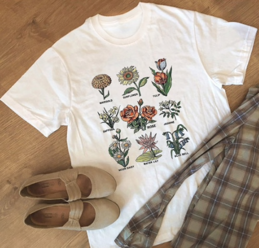 Flower Identity T-shirt - Ice Cream Cake