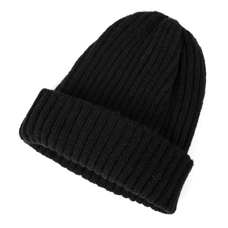 Ribbed Knit Foldover Beanie Hat (13 Colours) - Ice Cream Cake