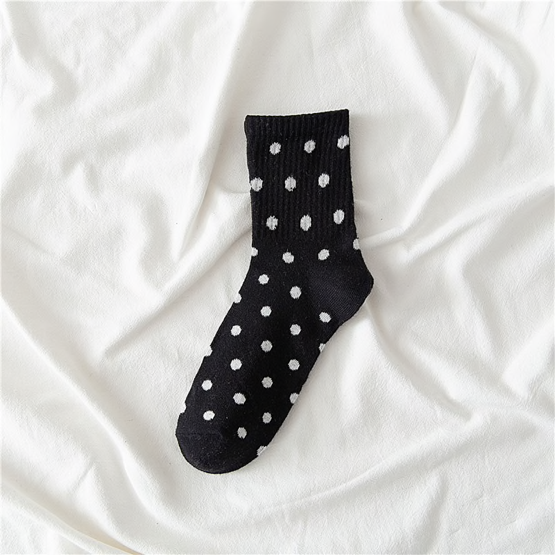 Colourful Polka Dot Socks (10 Colours) - Ice Cream Cake