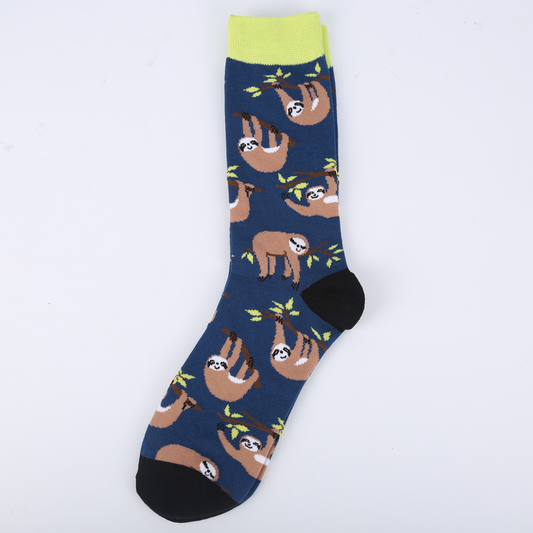 Happy Sloth Socks - Ice Cream Cake