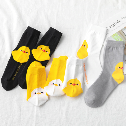 Rubber Duckie Crew Socks (4 Colours)