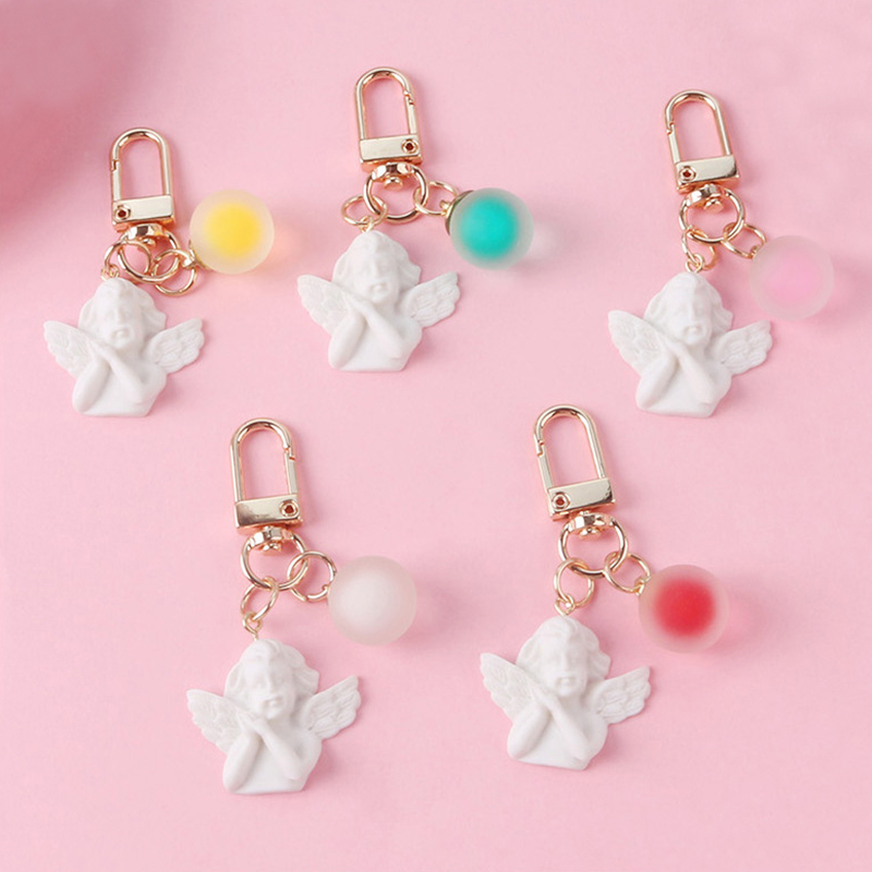 Cherub Pearl Keychain (5 Colours)