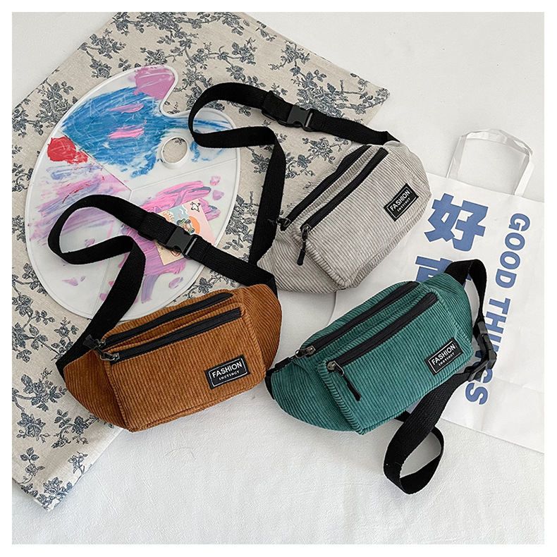 Corduroy Bum Bag (4 Colours)