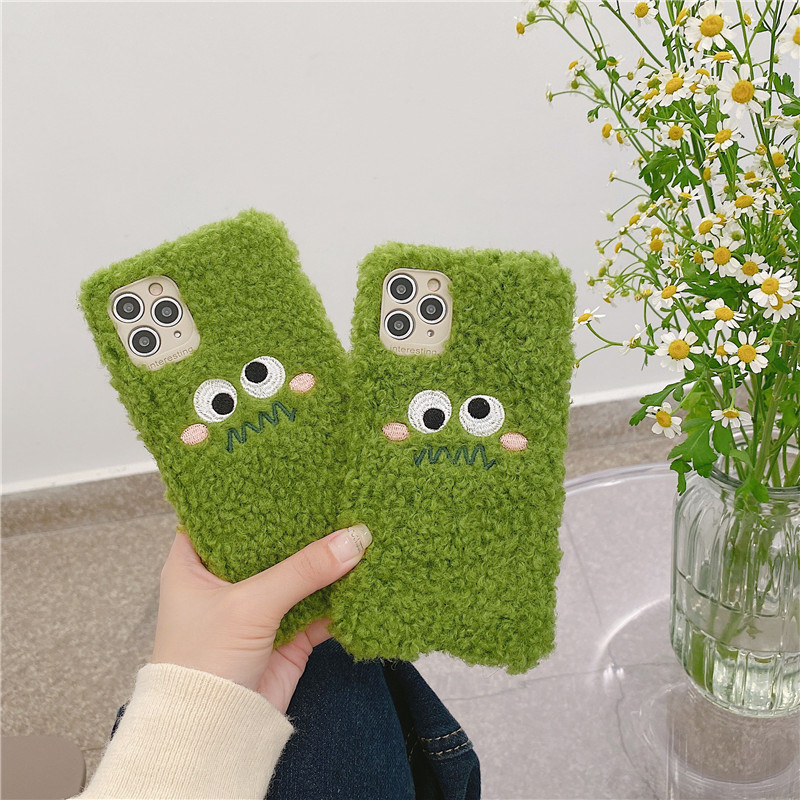 Green Monster Teddy iPhone Case