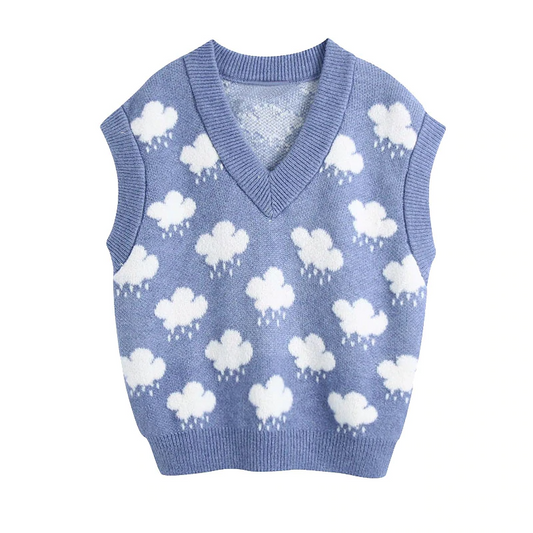 Cloud Knit Sweater Vest