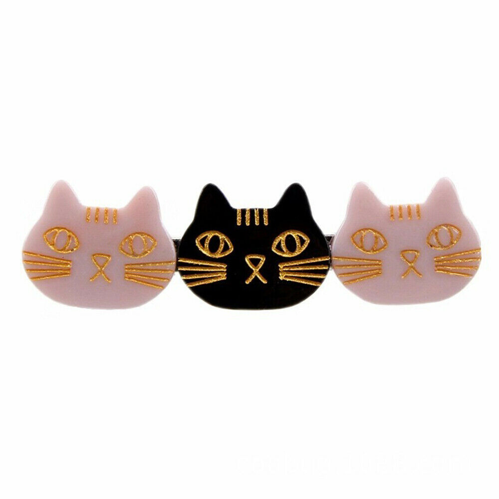Cat Face Hairclip (3 Colours) - Ice Cream Cake
