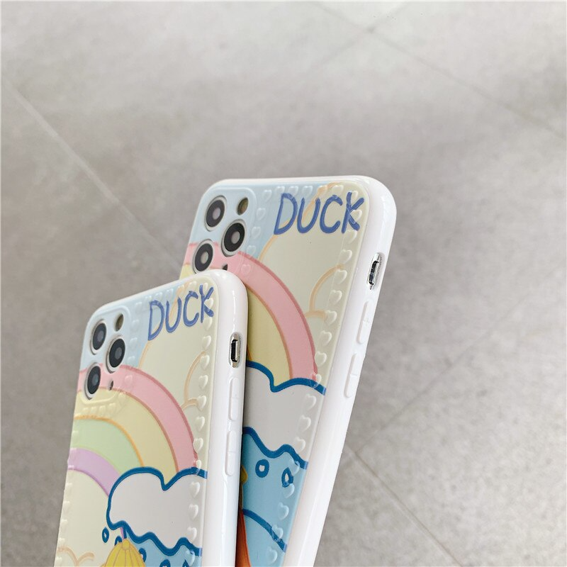 Rainy Day Duck iPhone Case