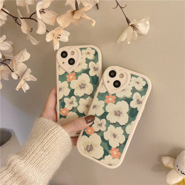 Flower Heart iPhone Case