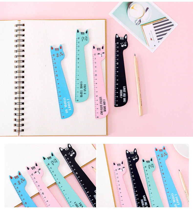 Kitty Cat Ruler (4 Designs) – Ice Cream Cake