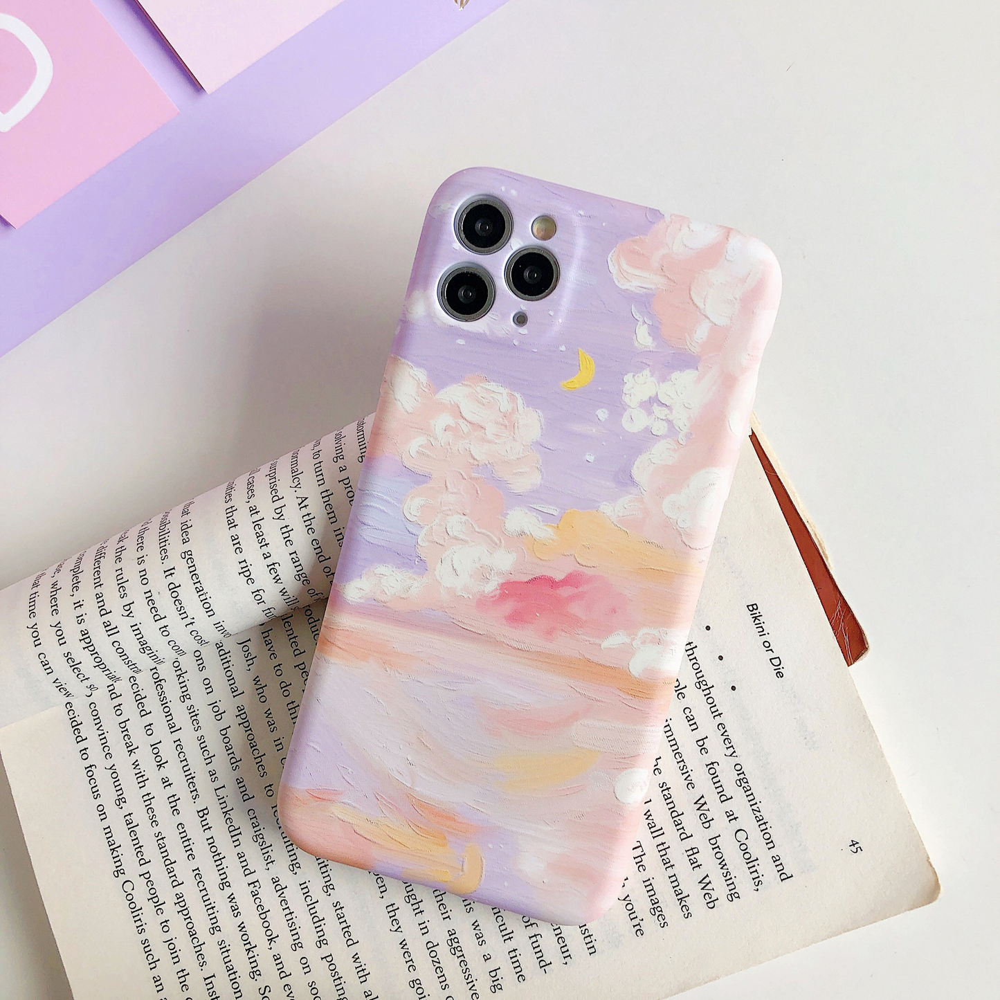 Pastel Painted Sky iPhone Case