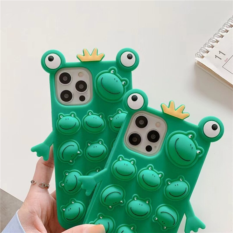 Frog Prince Fidget Texture iPhone Case