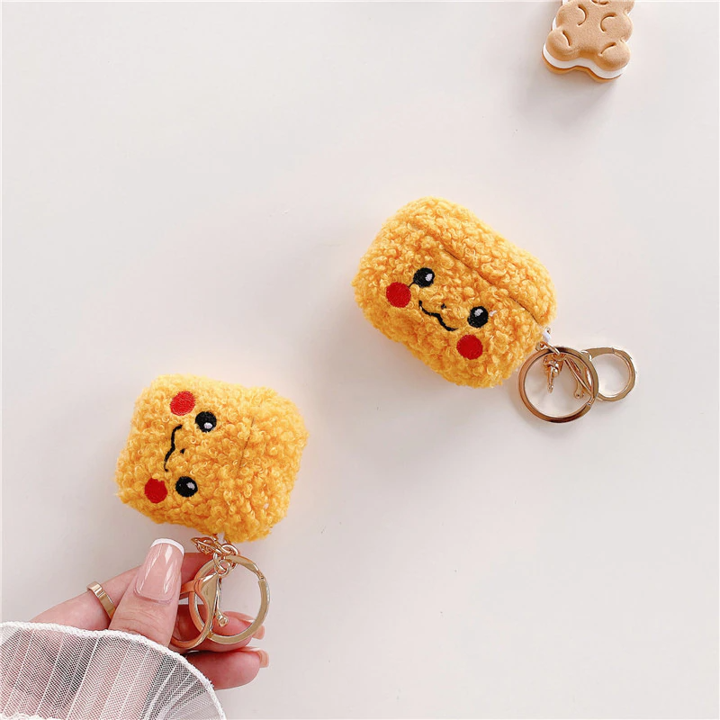 Fluffy Pikachu Airpod Case Cover