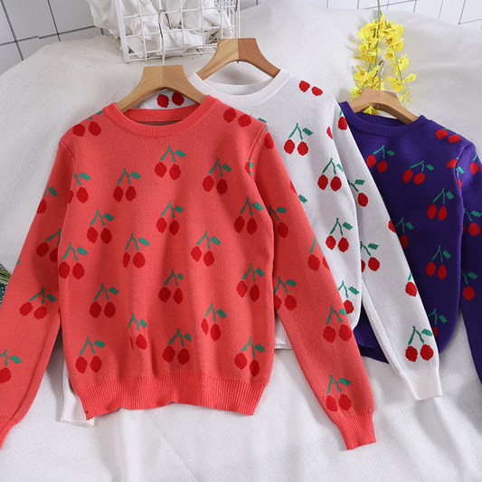 Cherry Sweater (3 Colours)
