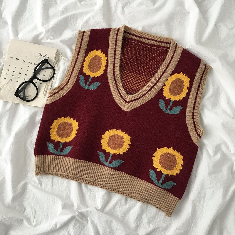 Sunflower Sweater Vest (3 colours)