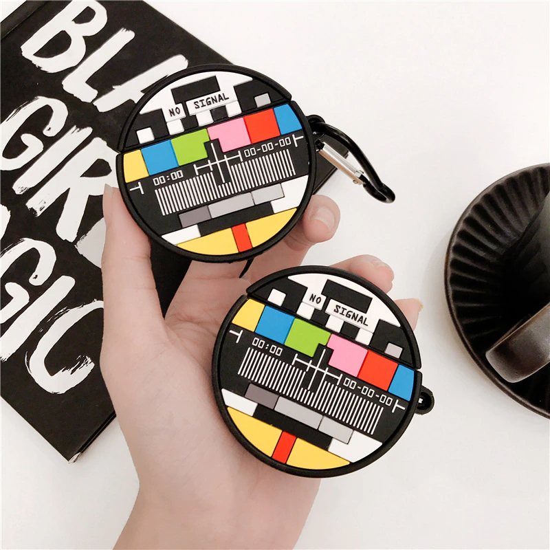 TV Test Pattern Airpod Case Cover