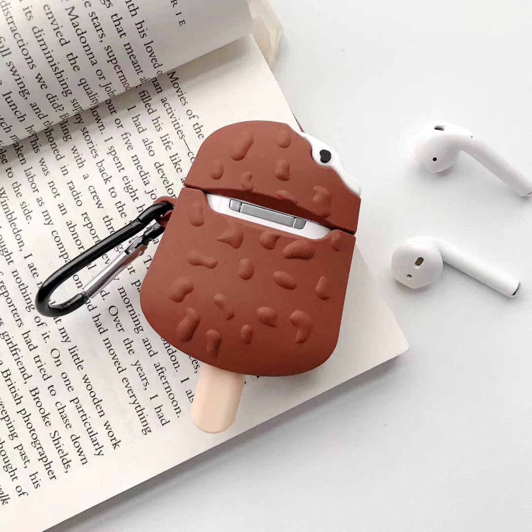 Chocolate Almond Ice Cream Airpod Case Cover