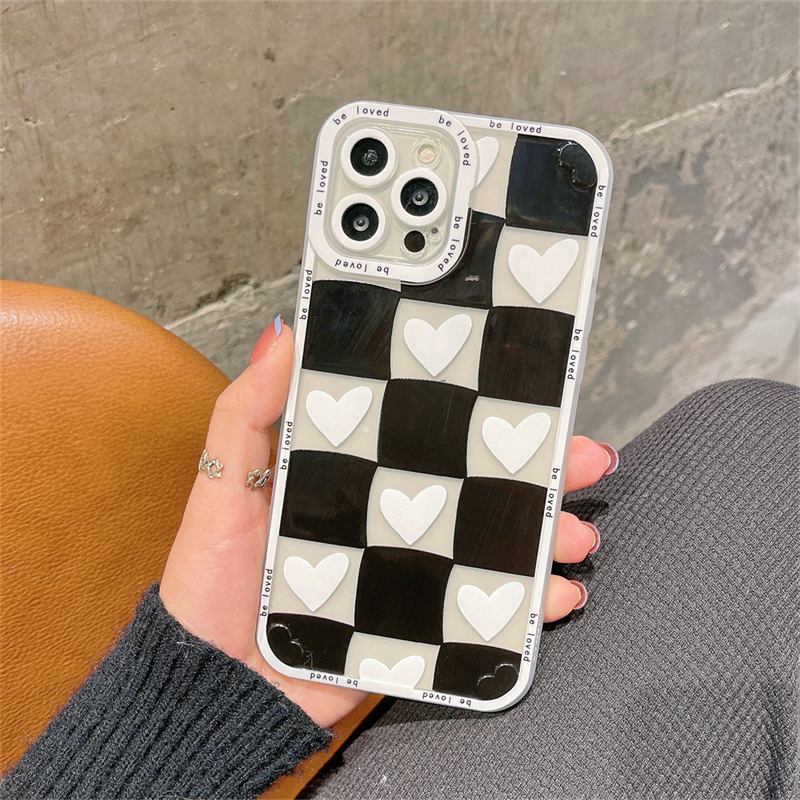 Heart Checkerboard iPhone Case (2 Designs)