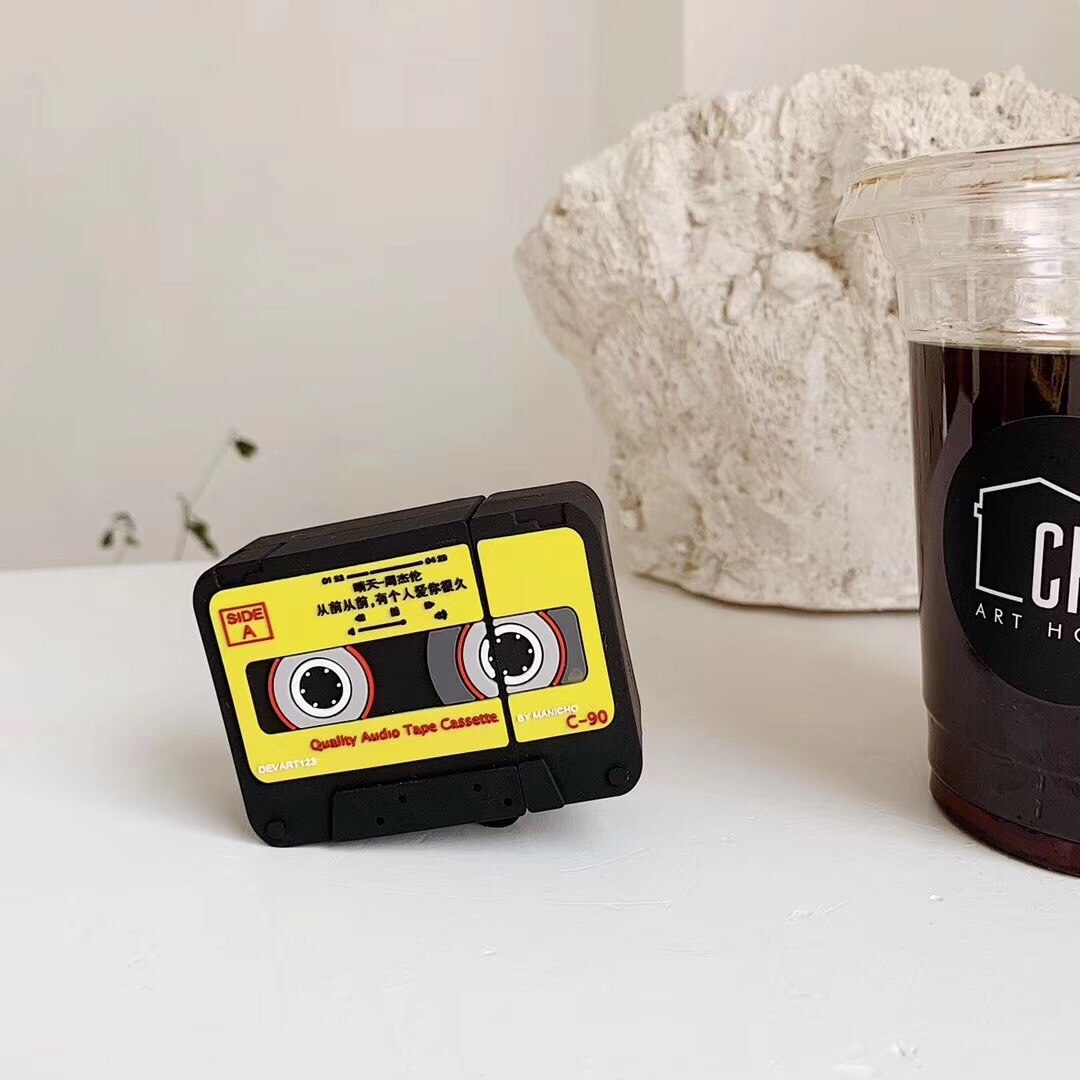 Cassette Tape Airpod Case Cover