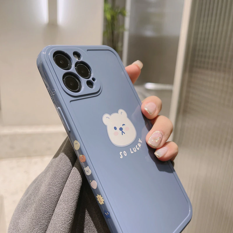 Lucky Polar Bear iPhone Case