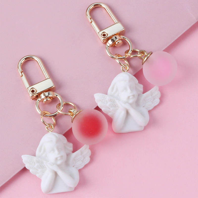 Cherub Pearl Keychain (5 Colours)