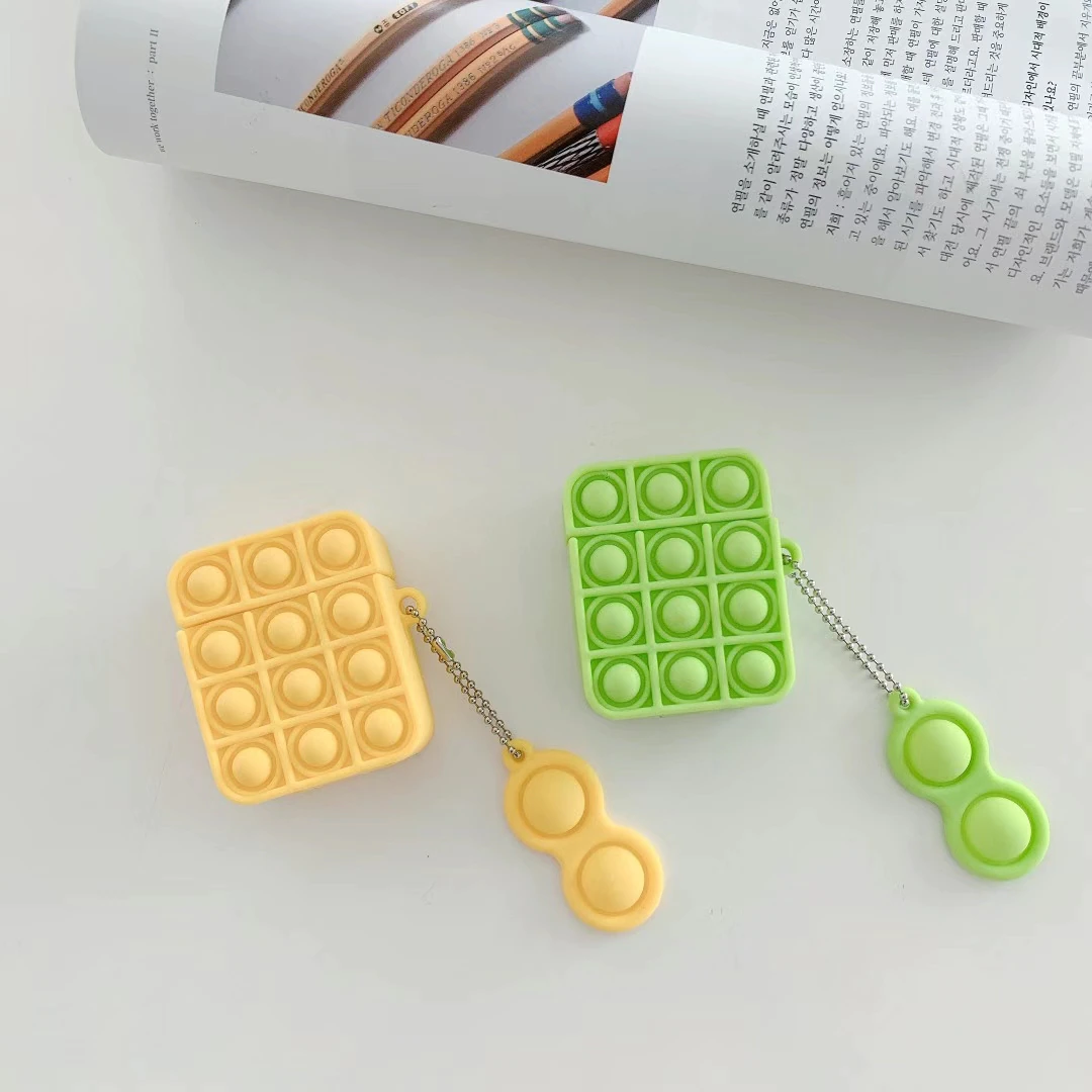 Bubble Wrap Fidget Texture Airpod Case Cover (10 Colours)