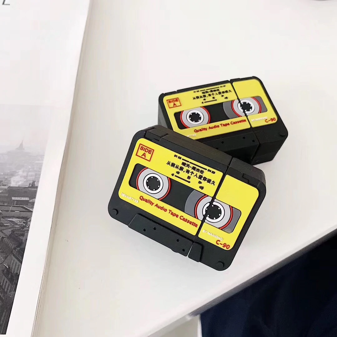 Cassette Tape Airpod Case Cover