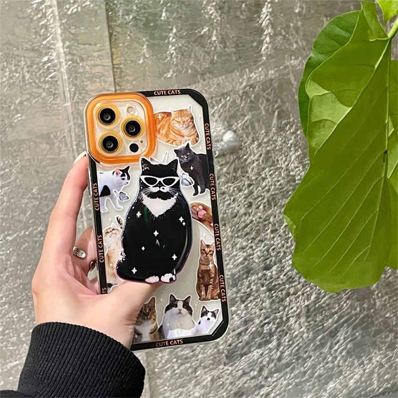 Cat Photo iPhone Case with Grip