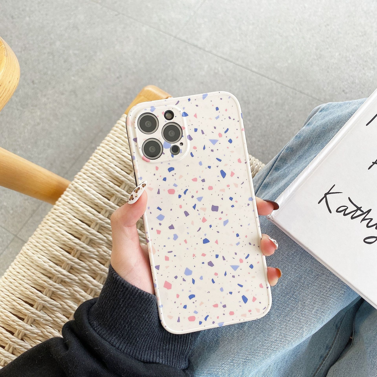 Speckled Tile Pattern iPhone Case (2 Designs)